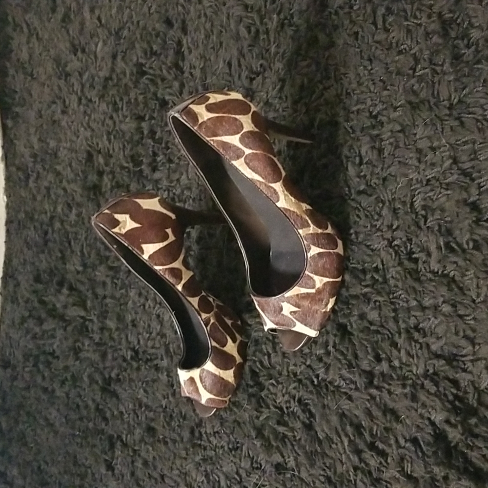 Nine West calf leather 4-1/2 inch High Heels , Size 7M